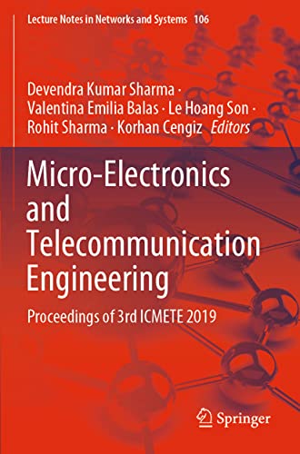 Micro-Electronics and Telecommunication Engineering Proceedings of 3rd ICMETE 2 [Paperback]