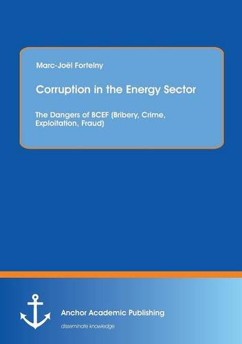 Corruption In The Energy Sector The Dangers Of Bcef (bribery, Crime, Exploitati [Paperback]