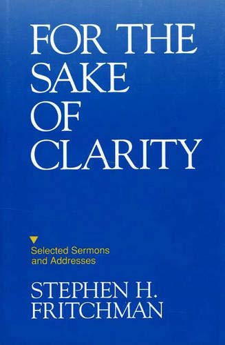 For the Sake of Clarity [Hardcover]