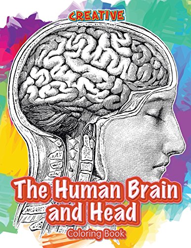 Human Brain and Head Coloring Book [Paperback]