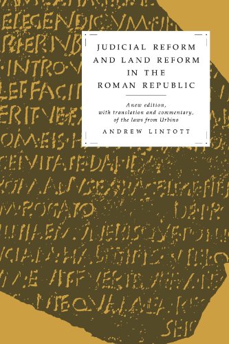 Judicial Reform and Land Reform in the Roman Republic A New Edition, with Trans [Paperback]