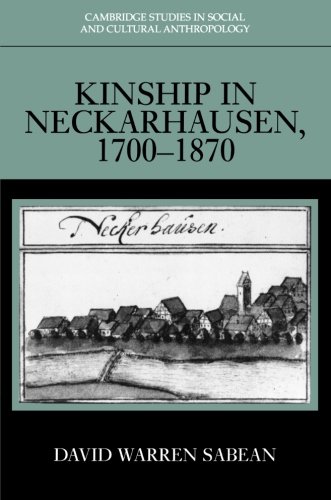 Kinship in Neckarhausen, 1700}}}1870 [Paperback]