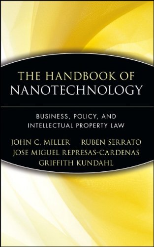 The Handbook of Nanotechnology Business, Policy, and Intellectual Property Law [Hardcover]