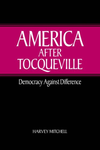 America after Tocqueville Democracy against Difference [Paperback]
