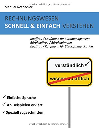Rechnungswesen Schnell & Einfach Verstehen (german Edition) [Paperback]