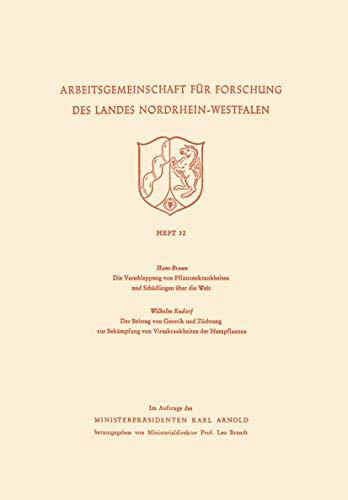 Die Verschleppung von Pflanzenkrankheiten und Schdlingen ber die Welt. Der Bei [Paperback]