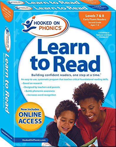 Hooked on Phonics Learn to Read - Levels 7&amp8 Complete Early Fluent Readers  [Paperback]
