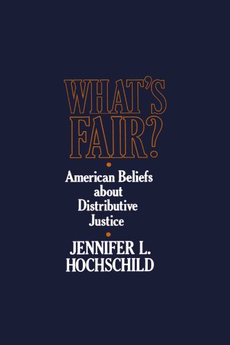 What's Fair American Beliefs About Distributive Justice [Paperback]