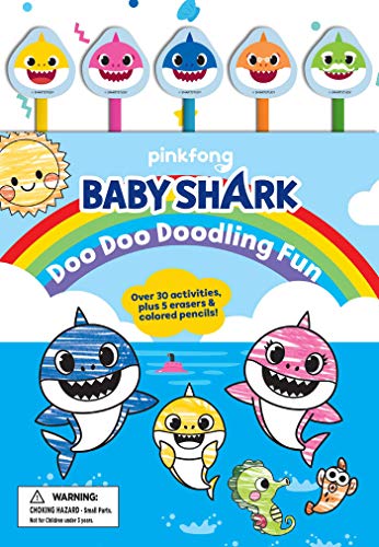 Pinkfong Baby Shark Doo Doo Doodling Fun (Pencil Toppers) [Paperback]