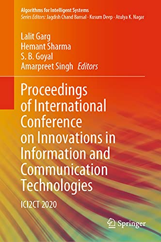 Proceedings of International Conference on Innovations in Information and Commun [Hardcover]