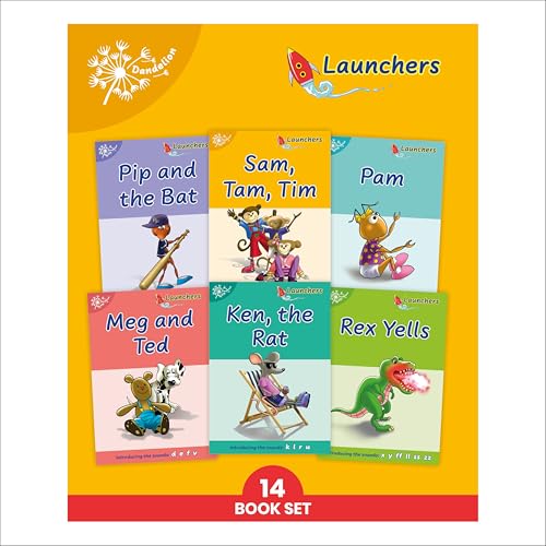 Phonic Books Dandelion Launchers Stages 1-7 Sam, Tam, Tim (Alphabet Code) Decod [Paperback]