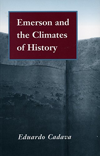Emerson and the Climates of History [Hardcover]