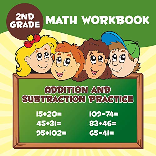 2nd Grade Math Workbook  Addition & Subtraction Practice [Paperback]