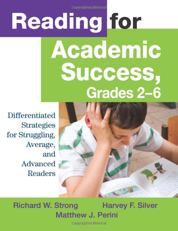 Reading for Academic Success, Grades 2-6 Differentiated Strategies for Struggli [Paperback]