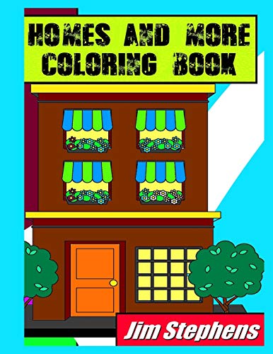 Homes And More Coloring Book [Paperback]