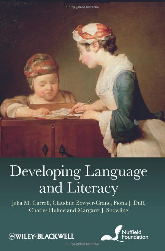 Developing Language and Literacy Effective Intervention in the Early Years [Hardcover]
