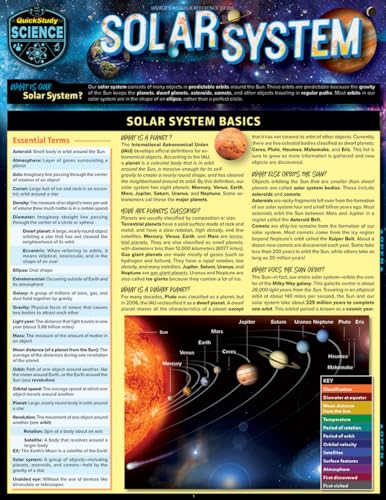 Solar System a QuickStudy Laminated Reference Guide [Fold-out book or cha]