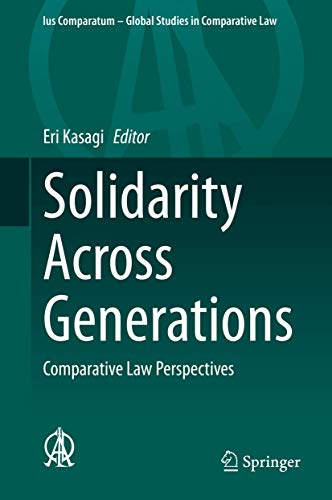 Solidarity Across Generations Comparative Law Perspectives [Hardcover]