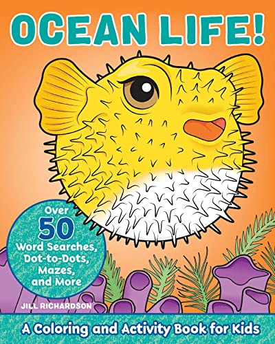 Ocean Life A Coloring and Activity Book for Kids [Paperback]