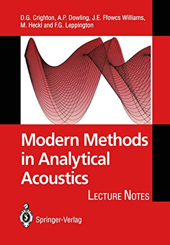 Modern Methods in Analytical Acoustics Lecture Notes [Paperback]