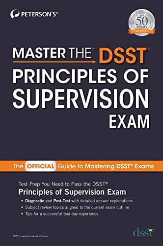 Master the DSST Principles of Supervision [Paperback]