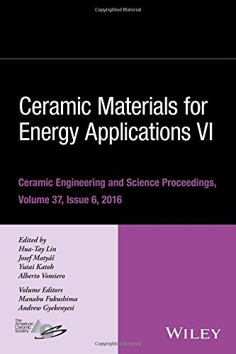 Ceramic Materials for Energy Applications VI [Hardcover]