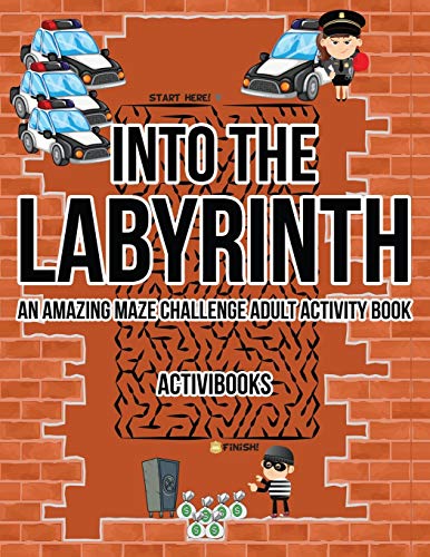 Into the Labyrinth  An Amazing Maze Challenge Adult Activity Book [Paperback]