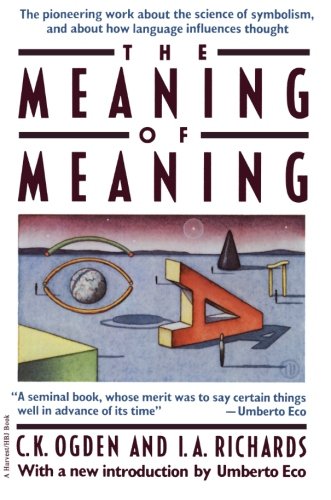 Meaning Of Meaning [Paperback]