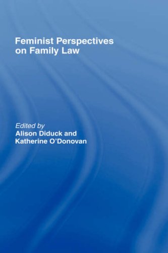 Feminist Perspectives on Family Law [Hardcover]