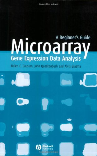 Microarray Gene Expression Data Analysis A Beginner's Guide [Paperback]