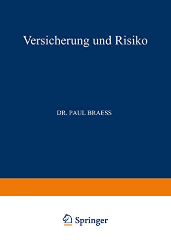 Versicherung und Risiko [Paperback]