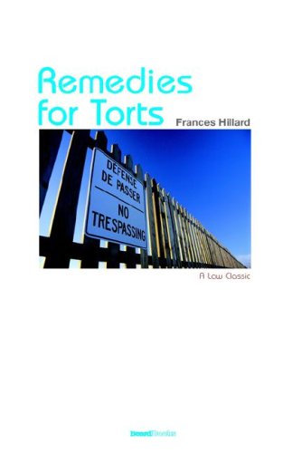 Remedies for Torts [Paperback]