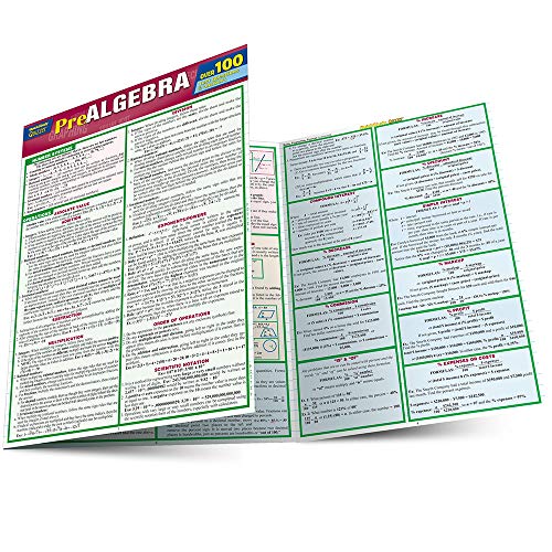 Pre-Algebra Quizzer [Fold-out book or cha]
