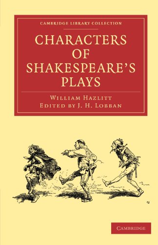 Characters of Shakespeare's Plays [Paperback]