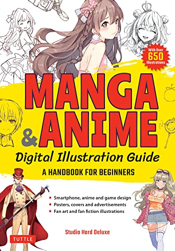Manga & Anime Digital Illustration Guide A Handbook for Beginners (with ove [Paperback]