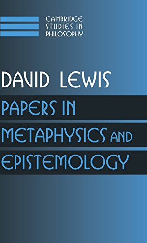 Papers in Metaphysics and Epistemology Volume 2 [Hardcover]