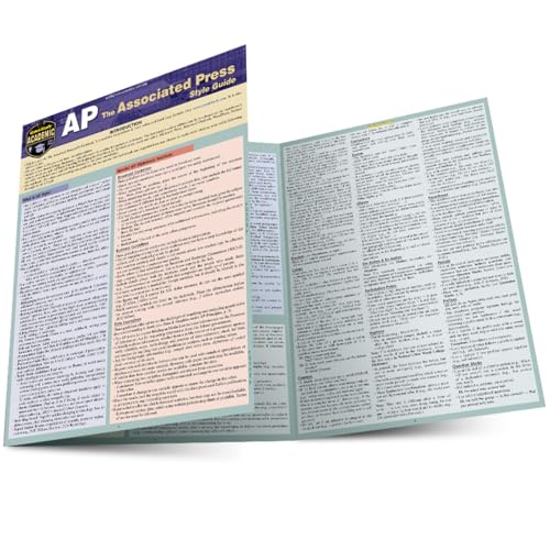 AP - Associated Press Style Guide a QuickStudy Laminated Reference [Fold-out book or cha]