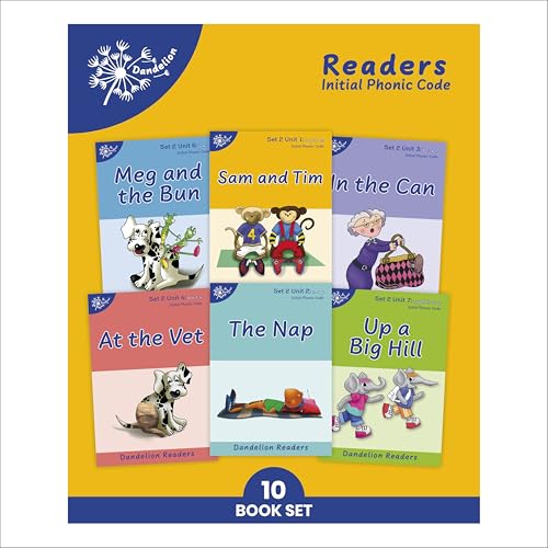 Phonic Books Dandelion Readers Set 2 Units 1-10 Sam and Tim (Alphabet Code Blend [Paperback]