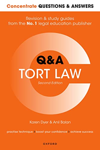 Concentrate Questions And Answers Tort Law