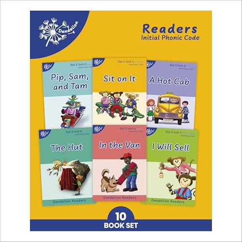 Phonic Books Dandelion Readers Set 3 Units 1-10 Sit on It (Alphabet Code Blendin [Paperback]