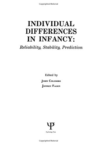 individual Differences in infancy Reliability, Stability, and Prediction [Paperback]