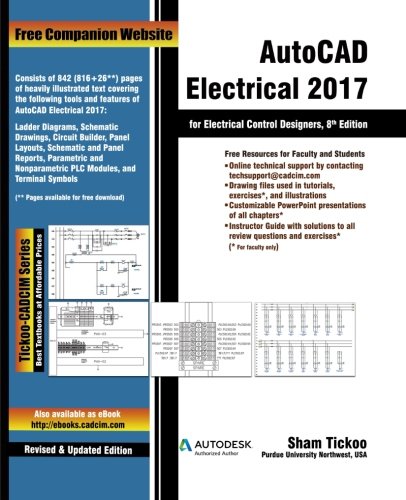 Autocad Electrical 2017 For Electrical Control Designers [Paperback]