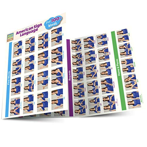American Sign Language - First 100+ Words [Fold-out book or cha]