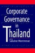 Corporate Governance In Thailand [Hardcover]