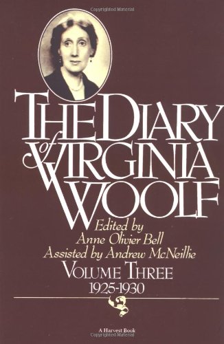 The Diary Of Virginia Woolf, Volume 3 1925-1930 [Paperback]