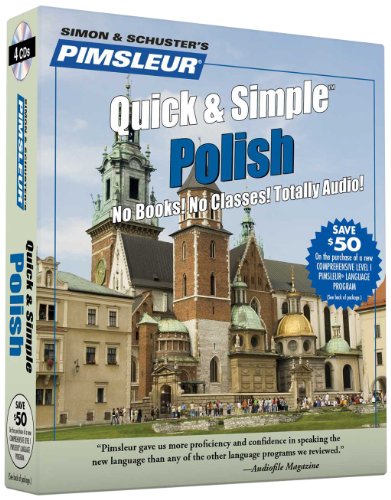 Pimsleur Polish Quick &amp Simple Course - Level 1 Lessons 1-8 CD Learn to Spe [CD-Audio]
