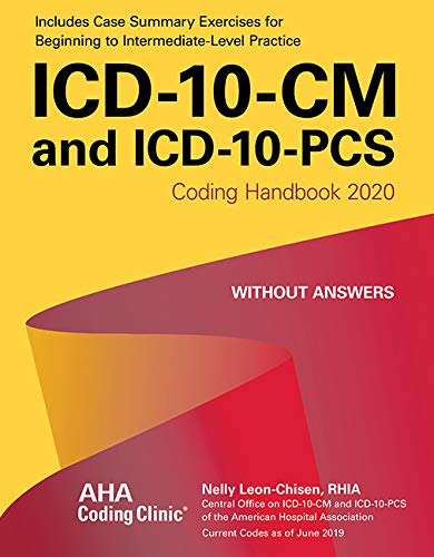 ICD-10-CM and ICD-10-PCS Coding Handbook without Answers 2020 [Paperback]
