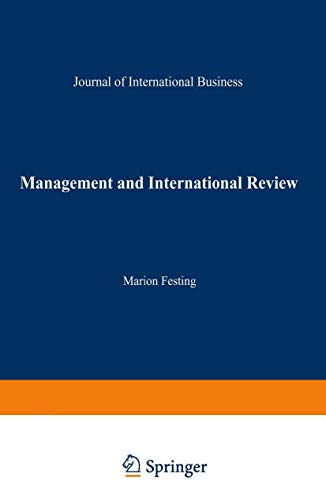 Management and International Review Strategic Issues in International Human Res [Paperback]
