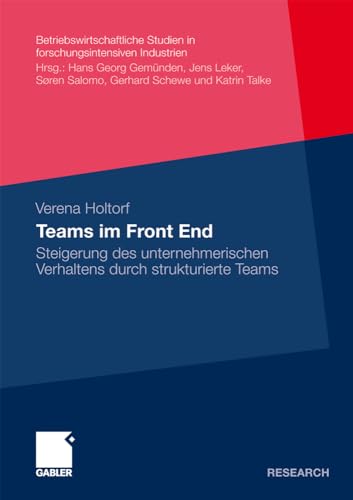 Teams im Front End Steigerung des unternehmerischen Verhaltens durch strukturie [Paperback]