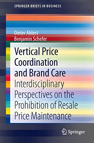 Vertical Price Coordination and Brand Care Interdisciplinary Perspectives on th [Paperback]